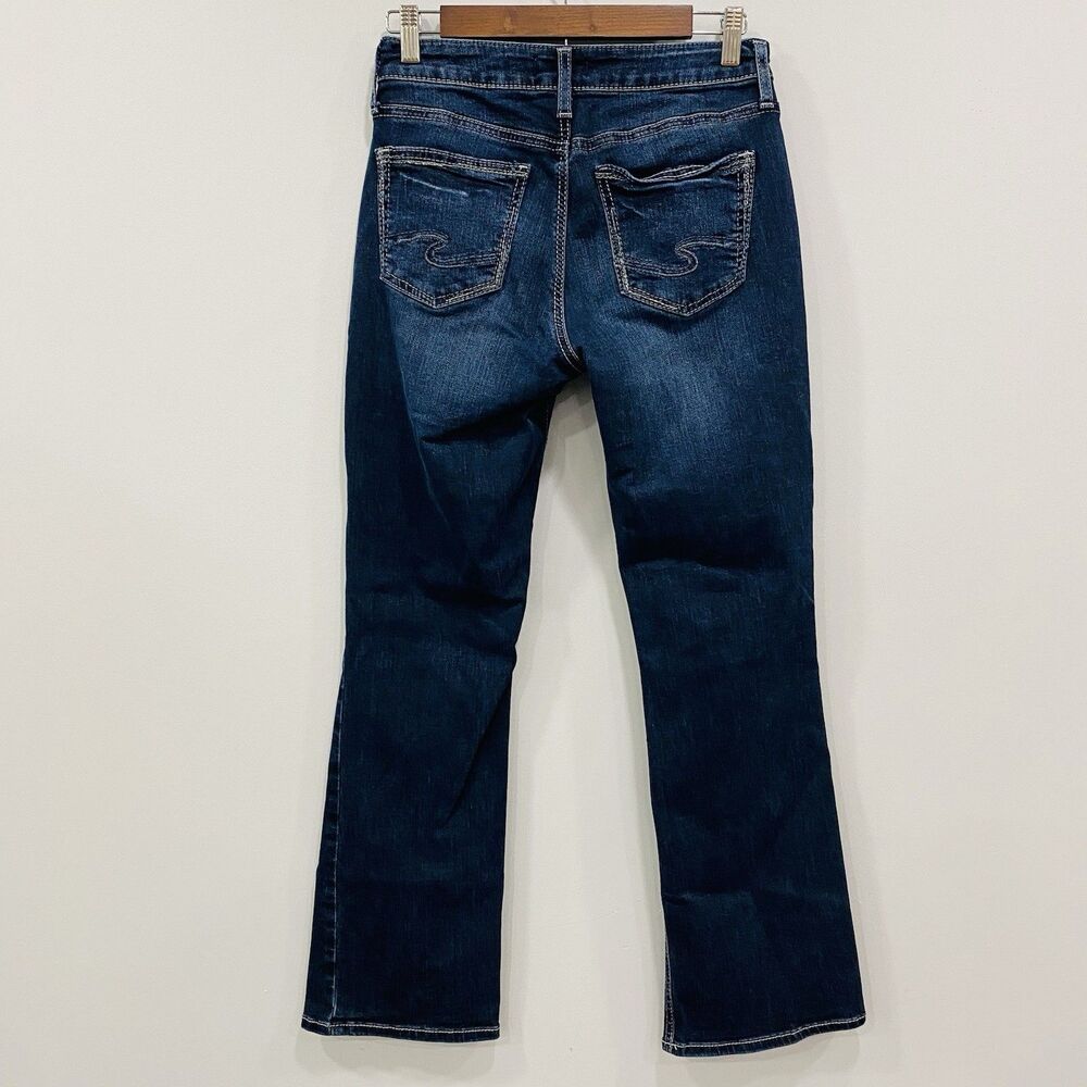 Silver Jeans Women's Boot Cut Jeans - Dark Blue